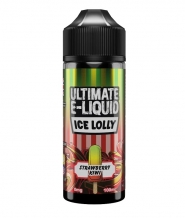 Lichid Vape Ultimate Ice Lolly Strawberry Kiwi, 100ml, Fara Nicotina, 70VG / 30PG, Shortfill 120ml, Fabricat in UK, Calitate Premium