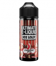 Lichid Vape Ultimate Ice Lolly Strawberry Split, 100ml, Fara Nicotina, 70VG / 30PG, Shortfill 120ml, Fabricat in UK, Calitate Premium